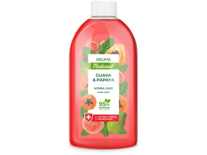 Mydlo na ruky - guava a papája Aroma 900 ml