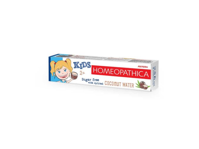 Zubná pasta 2+ Kokosová voda Astera Homeopathica 50 ml