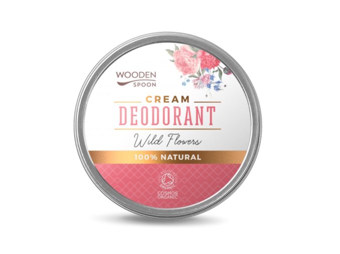 Prírodný krémový deodorant "Wild flowers" WoodenSpoon 60 ml