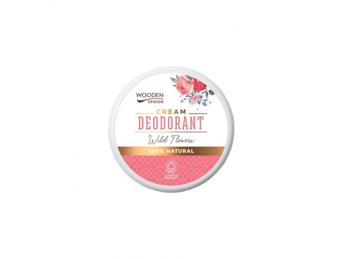 Prírodný krémový deodorant Wild flowers WoodenSpoon 15 ml