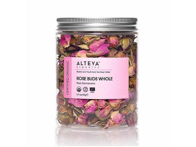 Prírodné vysušené Ružové púčiky Alteya Organics 40 g