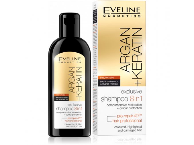 Argan + Keratin - Šampón na vlasy 8v1