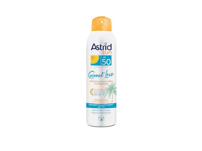 Astrid Sun neviditeľný suchý sprej na opalovanie OF 50 150 ml