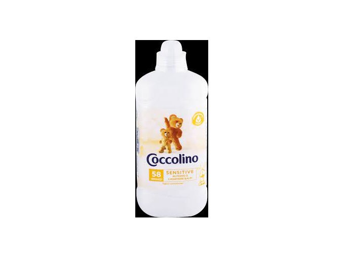 COCCOLINO Sensitive Cashmere & Almond, aviváž 1450ml = 58 praní - - DOPREDAJ