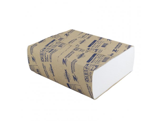 ZZ skladané papierové utierky EAZY100% celulóza 2vrst.(2400ks)