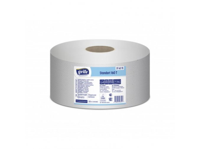 Toaletný papier  JUMBO 180 -GRITE 160m standart profi (12ks)
