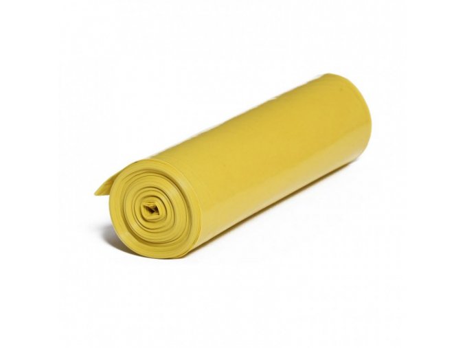 LDPE vrecia žlté 1000x1200mm/50mic 240L 10 ks