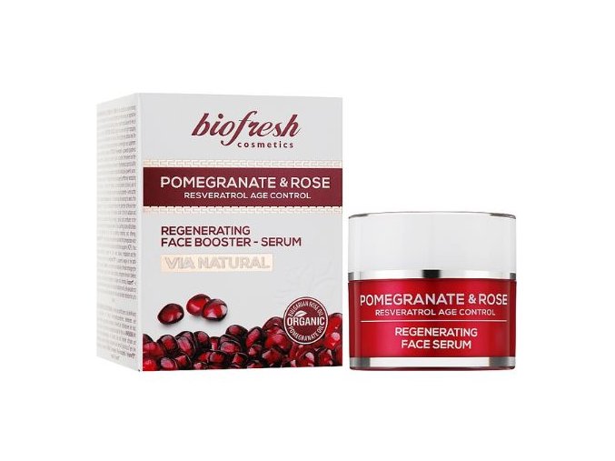 Regeneračné pleťové sérum Pomegranate & Rose 30ml