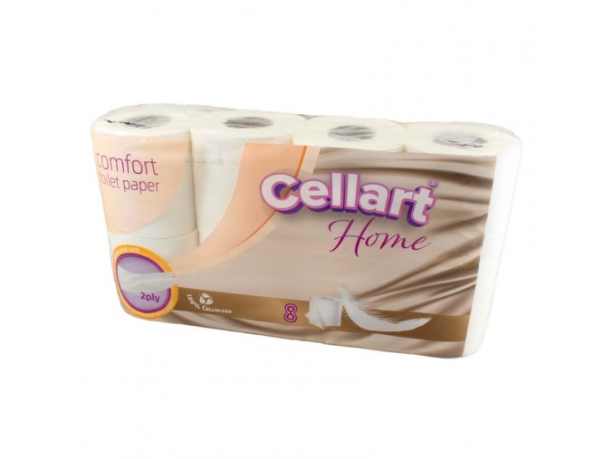 Toaletný papier Cellart Home 2vrst. 100% celulóza 8ks