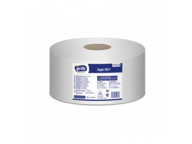 Toaletný papier  JUMBO 190 -GRITE Super 150m professional 12ks