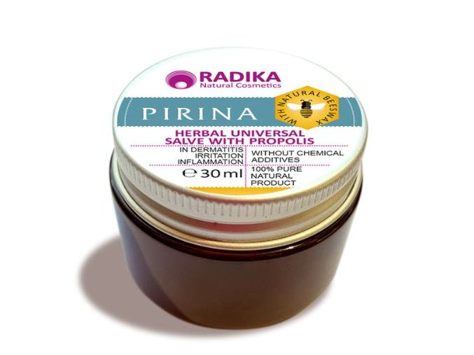 Bylinná masť Pirina s propolisom Radika Bioherba 30ml