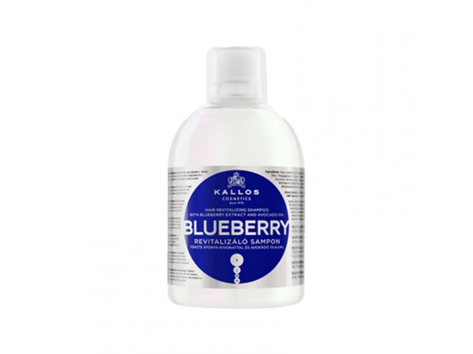 Kallos (BLUEBERRY) - čučoriedkový šampón pre suché, poškodené a chemicky ošetrené vlasy 1000 ml