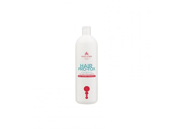 Kallos kjmn Hair PRO-TOX shampoo - šampón s keratínom, kolagénon a kyselinou hyalurónovou 1000 ml