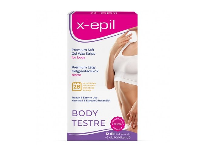 Alveola X-Epil Premium soft depilačné papieriky na telo 12+2
