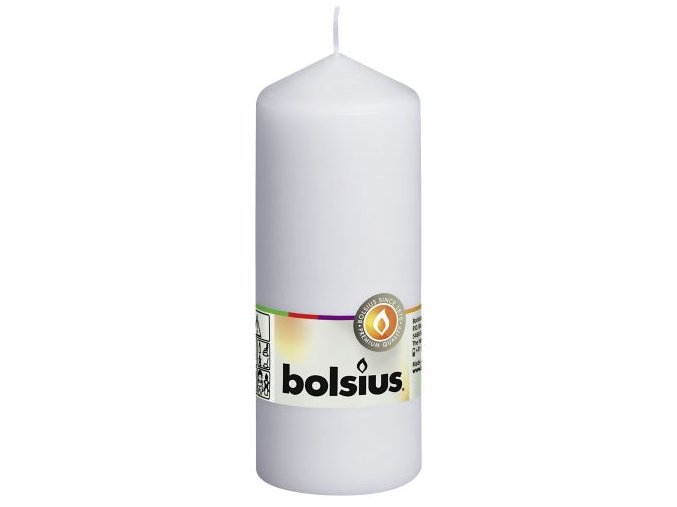 Bolsius sviečka valec biela 150/58 mm