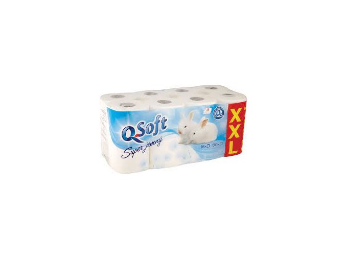 Q Soft toaletný papier 3-vrstvový XXL 16 ks