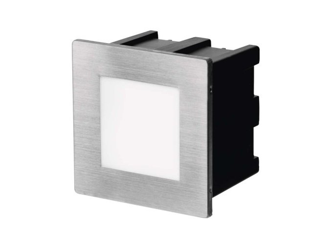 LED orientačné vstavané svietidlo AMAL 80×80, 1,5W teplá b.,IP65