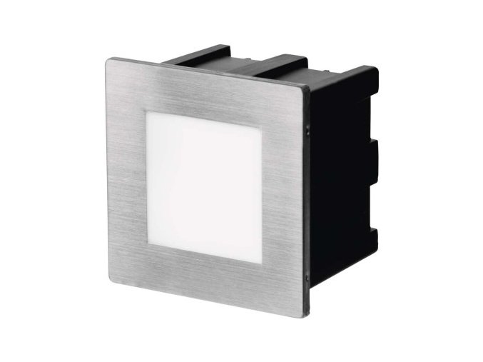 LED orientačné vstavané svietidlo AMAL 80×80 1,5W neutr. b.,IP65