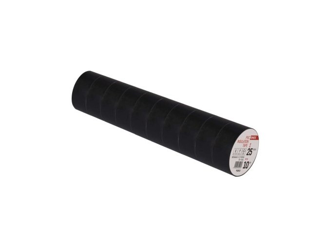 Izolačná páska PVC 25mm / 10m čierna