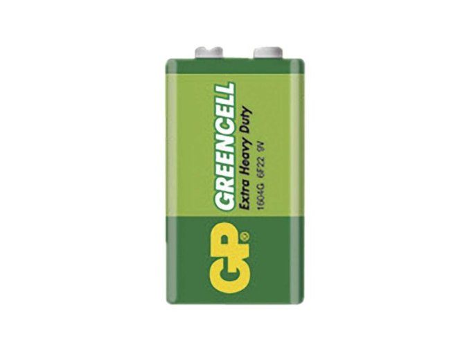 Zinko-chloridová batéria GP Greencell 6F22 (9V)