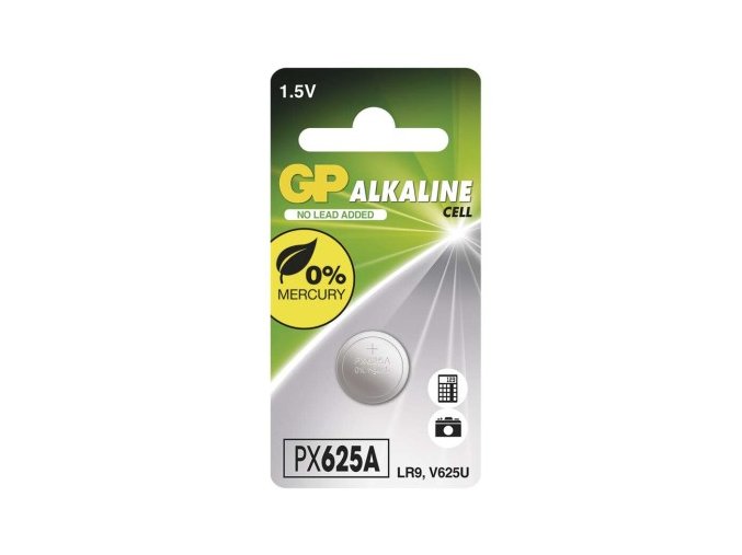 Alkalická gombíková batéria GP LR9 (625A)