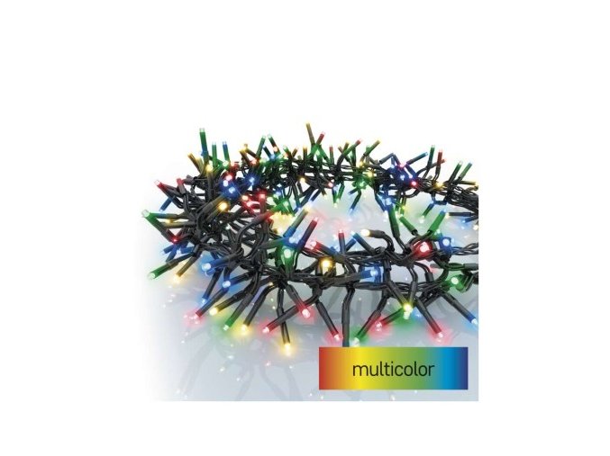 LED vianočná reťaz – ježko, 7,2 m, vonkajšia aj vnútorná, multicolor, programy