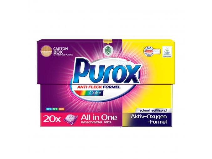 Purox práškové kapsule Color 20ks
