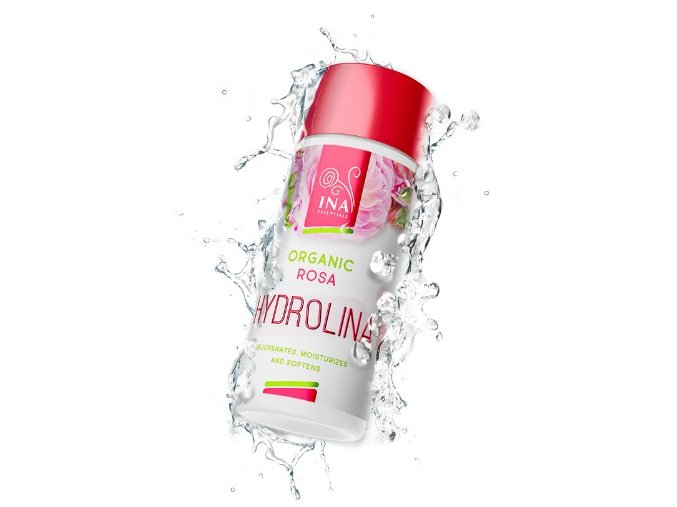 Organická ružová voda pre suchú pokožku Hydrolina Ina Essential 150ml