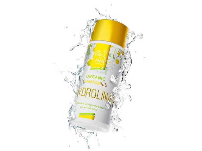 Organická harmančeková voda na ekzémy a podráždenú pokožku Hydrolina Ina Essential 150ml