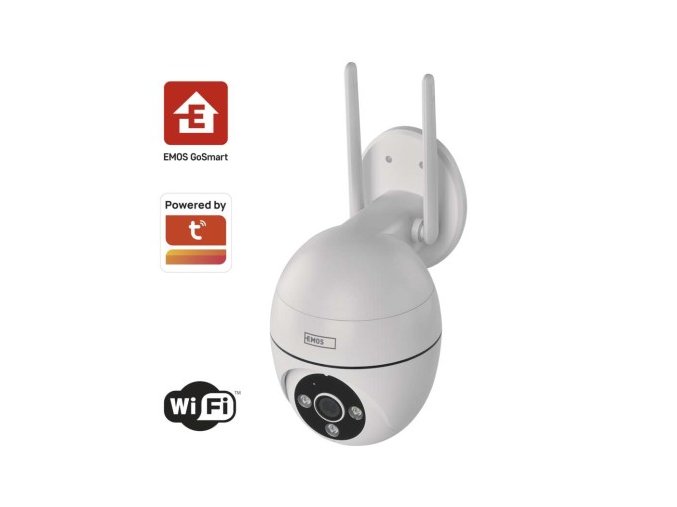 GoSmart Vonkajšia otočná kamera IP-800 WASP s Wi-Fi, biela