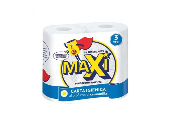 Toaletný Papier Maxi Carta 3vrstvy 4ks