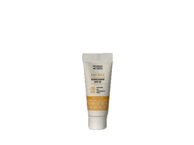 Minerálny opaľovací krém na tvár s nízkym komedogénnym indexom SPF50 Wooden Spoon 10ml vzorka