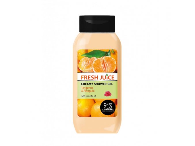 Fresh Juice krémový sprchový gél TANGERINE & AWAPUHI 400ml