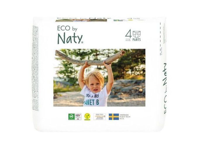 Naťahovacie plienkové nohavičky ECO by Naty Maxi 8 - 15 kg 22ks