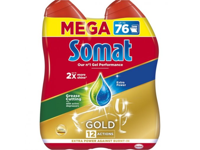 8142 somat gold gel anti grease gel do umyvycky riadu 2 x 684 ml