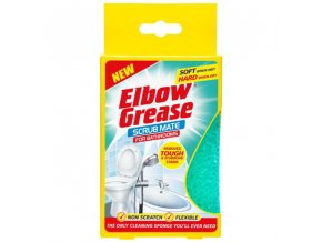 Špeciálna čistiaca hubka ELBOW GREASE  pre kúpeľne s funkciou proti poškrabaniu materiálu