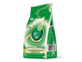 Antibakteriálny prací prášok Clever - 2,1kg/42praní Kúp viac zaplať menej: 3ks