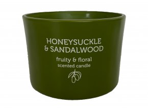 Vonná sviečka Pan Aroma s príjemnou vôňou Honeysuckle and Sandalwood 85g