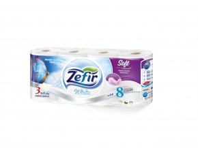 Toaletný papier ZEFIR - 3 vrstvy 8 roliek v balení
