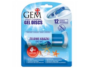 Gelové WC disky GEM s vôňou Oceán - 12 diskov/75ml