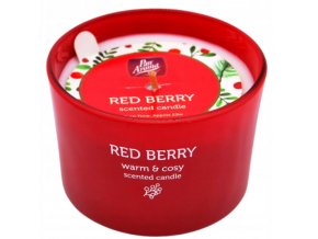 Vonná sviečka Pan Aroma s príjemnou vôňou Red Berry 85g