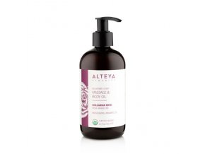 Masážny telový olej omladzujúci z ruže Alteya Organics 250 ml