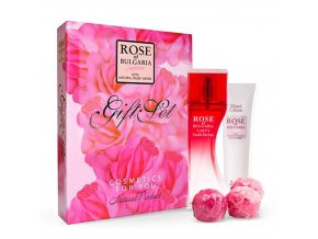 Darčekový Set - mydlo, ružový parfém, krém na ruky Rose of Bulgaria