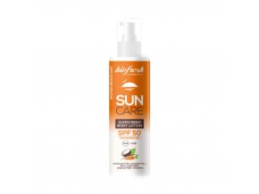 Opaľovacie telové mlieko SPF 50 s pumpičkou Biofresh Sun Care 200ml