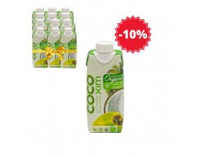 XL balenie - BIO Kokosová voda organic COCOXIM 12x330 ml