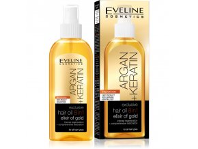 Argan + Keratin - Olej na vlasy 8v1