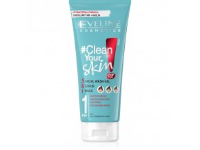 Clean Your Skin - Čistiací gél + peeling + maska 3v1