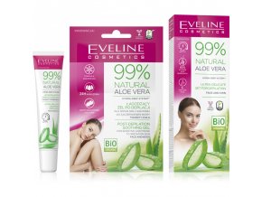 99% ALOE VERA - Ultrajemný set na depilaciu tváre a brady