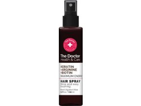 The Doctor vlasový sprej Keratin+Arginine+Biotin Maximum Energy 150 ml