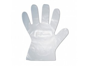 Mikroténové rukavice HDPE jednorázové 100ks